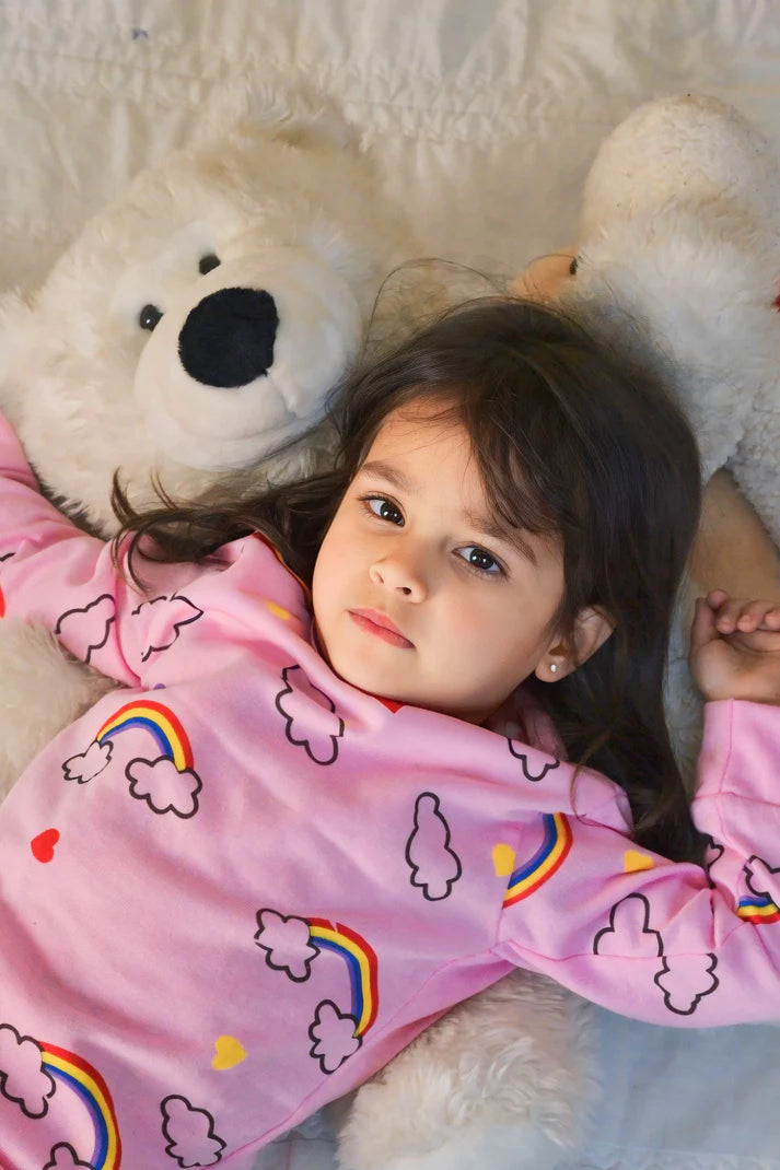 Pink Rainbow Kids Wear